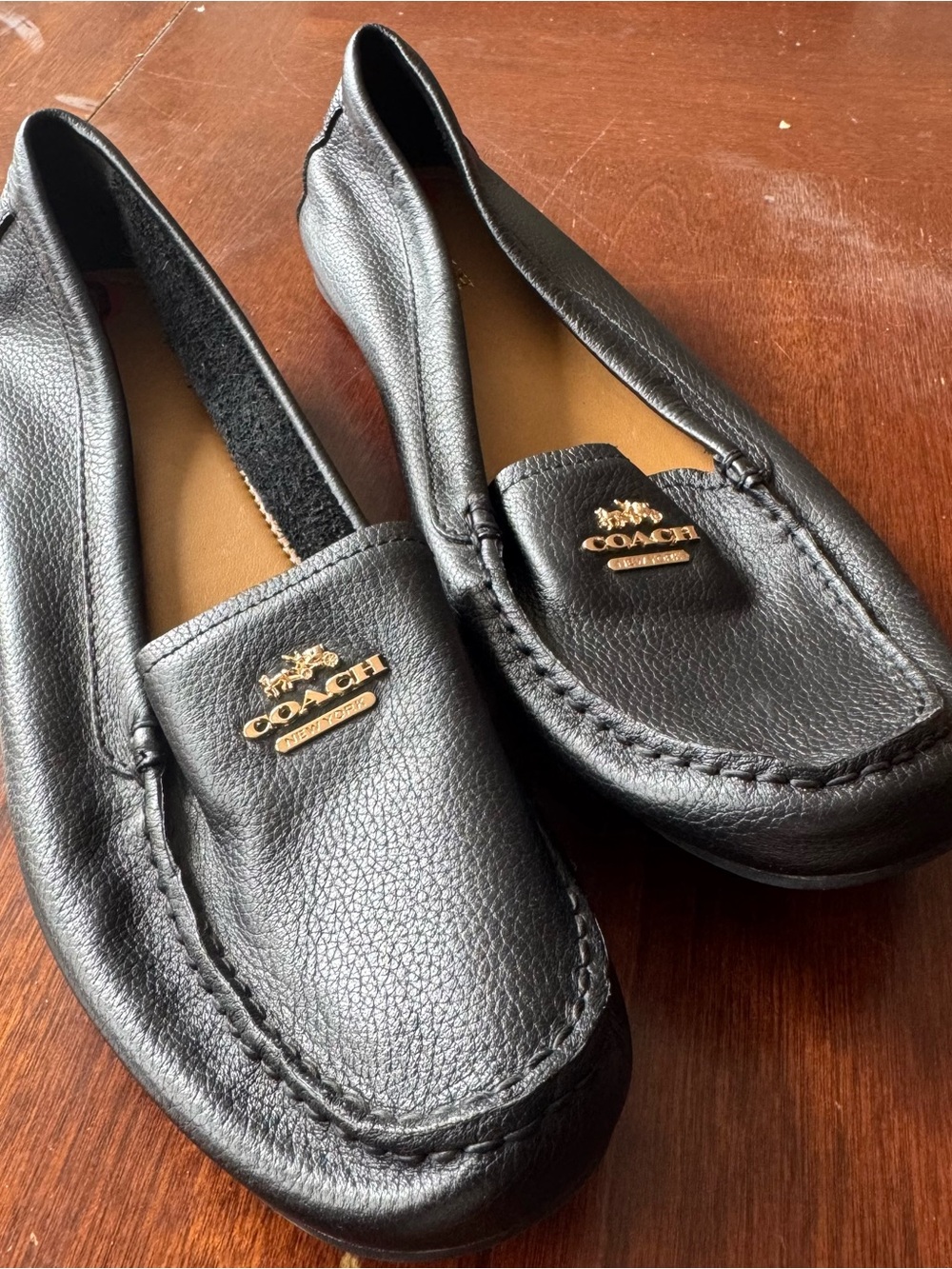 Coach (NEW) Marley Driver Loafers Us 10 Women Black